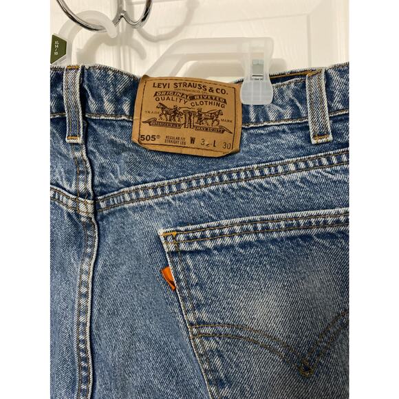 Vintage Levi’s orange tap 505 size 38x30 - Picture 5 of 8